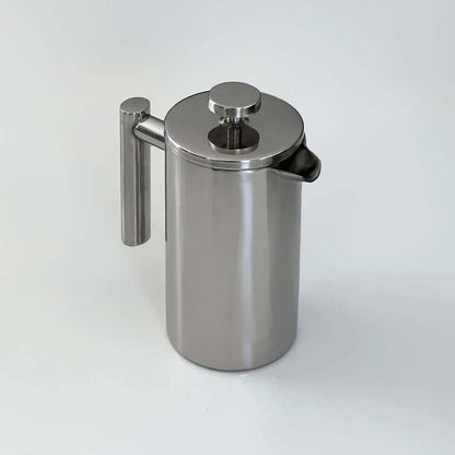 Stainless Steel French
Press Coffee Pot Double-Layer Insulation (Mirror)